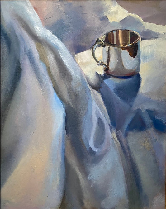 Baby Cup 16" x 20" Oil on canvas.
