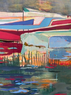 Song on Liberty, 36" x 60", Acrylic on Canvas, framed