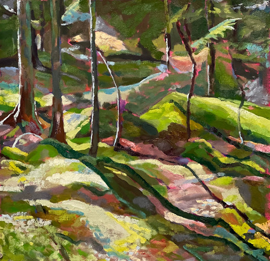 Beech Mountain, 15" x 15"