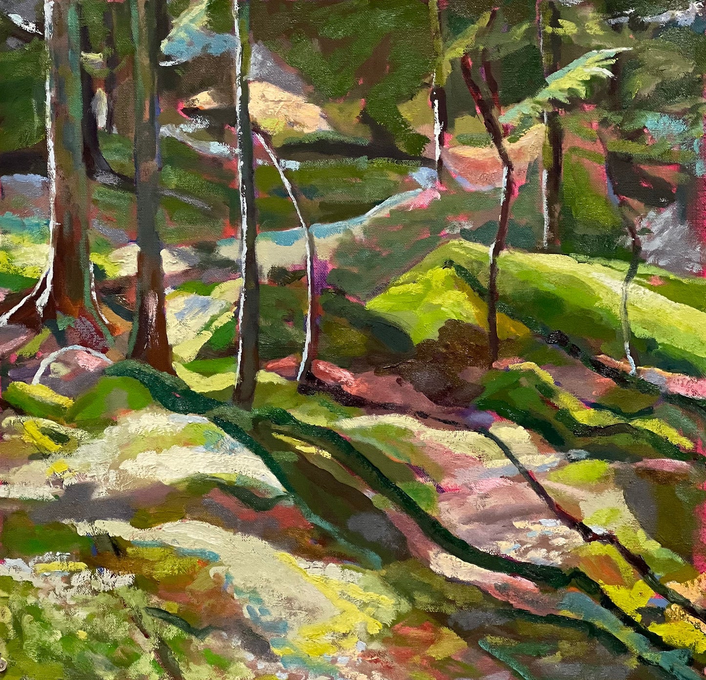 Beech Mountain, 15" x 15"